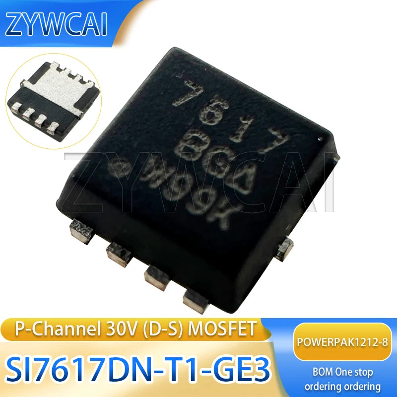 SI7617DN-T1-GE3 5PCS 7617 PAK1212-8 SI7617DN P-Channel 30V (D-S) MOSFET