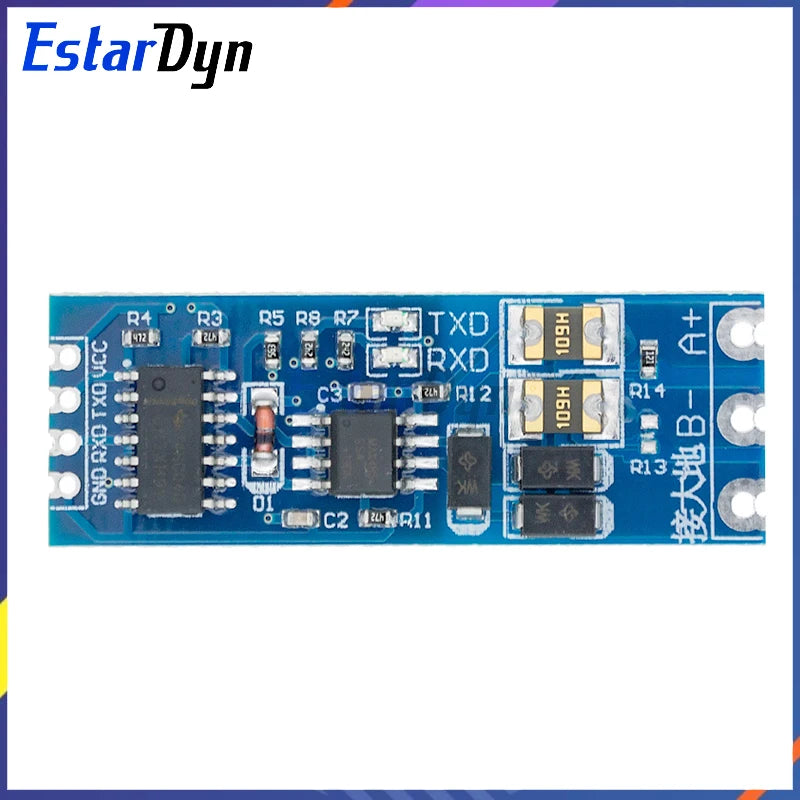 Industrial TTL to RS485 Converter Auto Flow Control Module UART Level Shifter 3.3V/5V Dual Power Stable Signal Conversion
