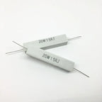 5Pcs 20W 5% Horizontal Resistance Of Cement 0.1~ 100K 0.1R 0.5R 1R 10R 100R 0.22 0.33 0.5 1 2 5 8 10 15 20 25 30 100 1K 10K Ohm