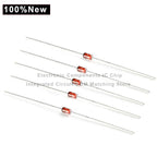 500pcs/lot 1N4732A Zener diode 4.7V Straight glass tube 1W stabilized diode 5.1v 1w 1N4733A
