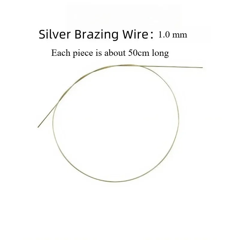 Silver Solder Wire Sheet High Medium Low Temperature for Jewelry Making Ring Bracelet Repair DIY Welding Kit