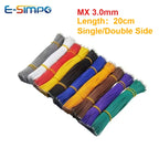 50PCS MX3.0mm Small 5557/5559 20AWG Single/Double Side Terminal Crimp Male Female Docking Electronic Connection Line Wire Cable