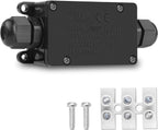 1/2pcs IP65 Waterproof Outdoor External 2 Way PG9 Electrical Underground Cable Wires Power Cord Wiring Junction Box Connector