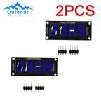 2PCS TM1637 4 Digit 7 Segment LED Display Digital Tube Module 0.56 Inch Time Clock Indicator Tube Module Red Blue Green Yellow