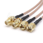 Antenna Extension Cable SMA-JK SMA Male to Female Inner Screw Inner Hole to Outer Screw Inner Needle RG316 Adapter Cable 1