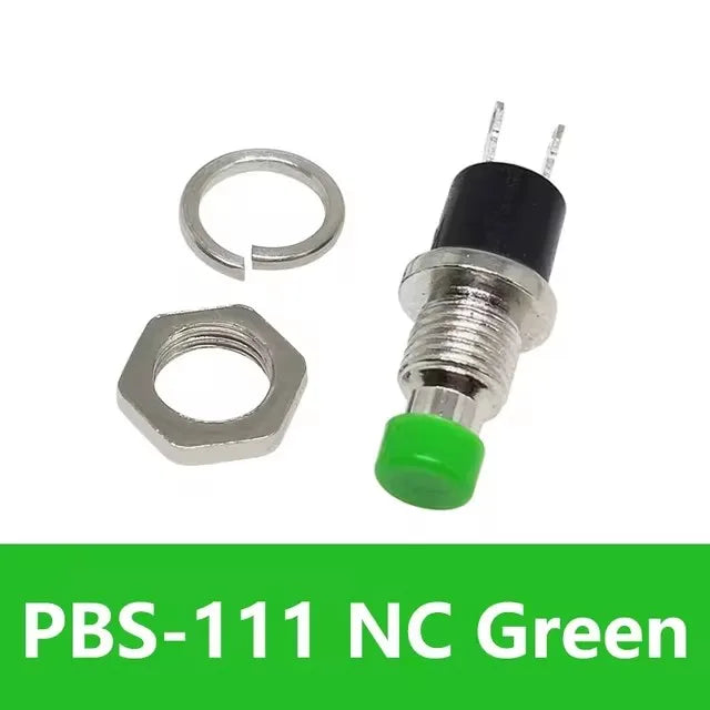 5/20/100PCS 7MM Push Button Switch Momentary PBS-110 Normally Open NO NC Press The Reset Switch ON OFF Micro Switch