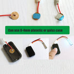 MINI Touch Sensor Switch 3.7-24V 2.5A, Dual Mode Touch Control, for LED Light/Water Level, 4mm Plastic/Glass Panel