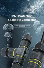 IP68 Waterproof Joint Wire Quick Connection Connector 2 3 4 Pin Solderless LED Lamp Electric Wiring Outdoor Rainproof Terminal