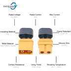 3-12Pairs XT60H (XT60 Upgrade) Connector XT60H Male Female Bullet Connectors Plugs with Sheath for Lithium Battery RC Planes Car