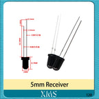 10pairs 3mm 5mm 940nm LEDs Infrared Emitter and IR Receiver Diode Diodes 301A for arduino