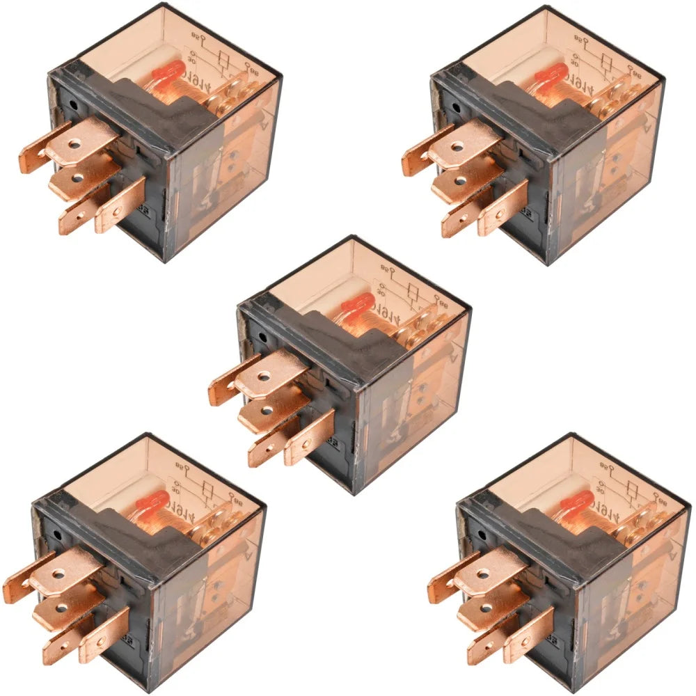 Waterproof Relay DC 12V 100A Relay SPDT 5 Pin Relay Car Heavy Duty Split Charge Waterproof Transparent Case