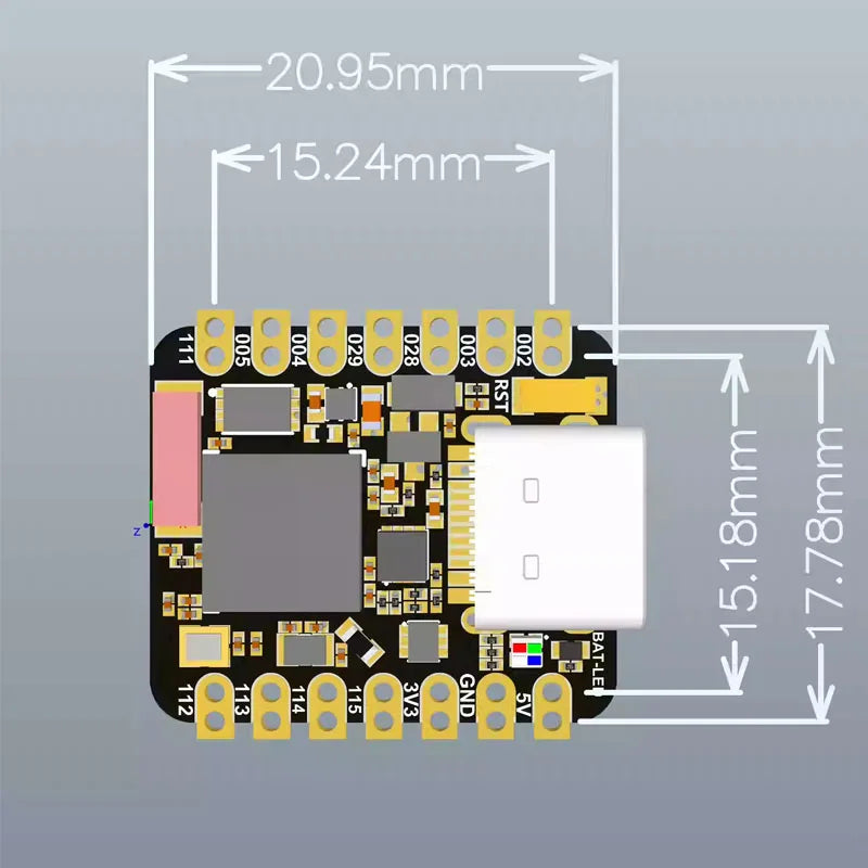 Super 52840 NRF52840 Bluetooth 5.0 Module Nordic NRF52840 MCU Development Board Compatible with Seeed XIAO BLE Main Control