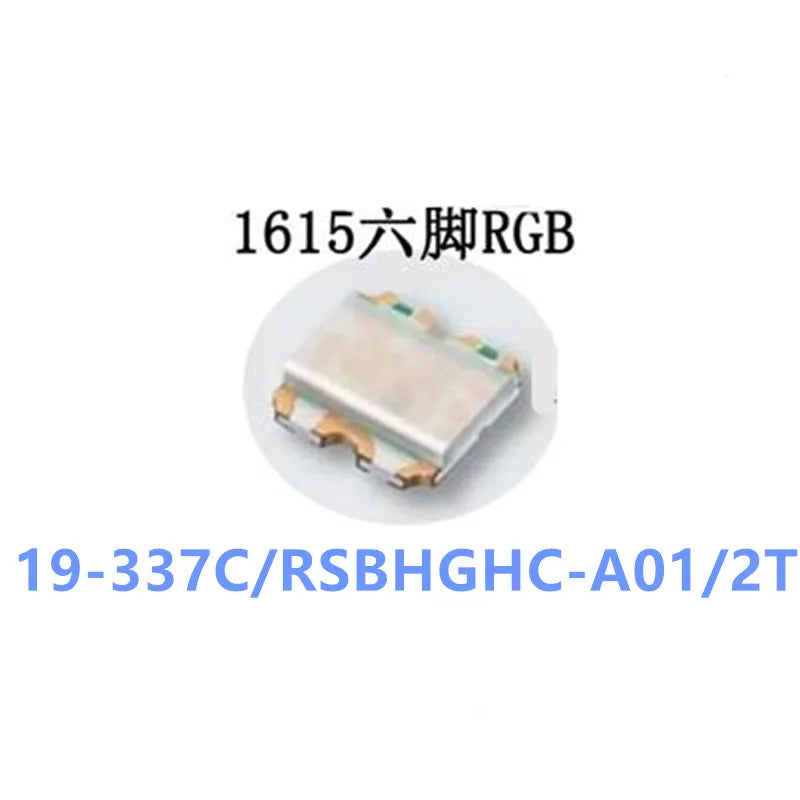 0603 RGB SMD LED, Common Anode/Cathode, 19-237/R6GHBHC 19-237B/R6GHBHC Full Color Lamp Beads 1.6*1.5MM