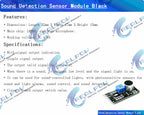 Sound sensor module sound control sensor MAX4466 MAX9814 switch detection whistle switch microphone amplifier For Arduino KY-037