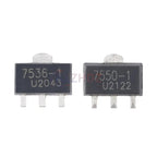 50PCS HT7330-A 7333 7336 7350-A 7530-1 7533-1 7536 7550 SOT-89 3V 3.3V 3.6V 5V 250mA 30V SMD LDO Regulator IC Transistors