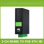 Waveshare 2-Ch RS485 To RJ45 Ethernet Serial Server, Dual Channels RS485 Independent Operation, Modbus gateway, MQTT gateway