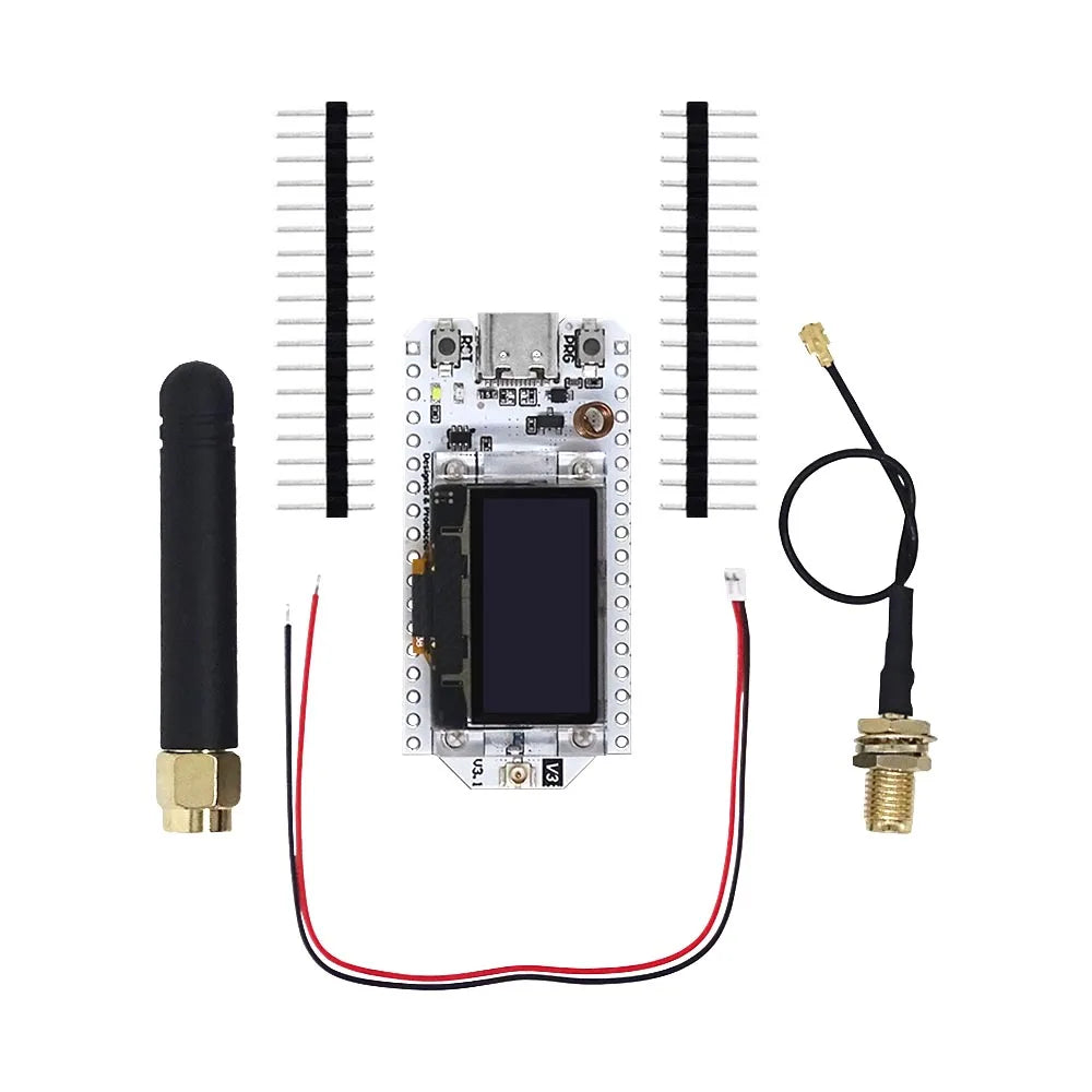 868MHz/915MHz LoRa ESP32 OLED Wifi SX1276 Module IOT Development Board with Antenna For Arduino Electronic Diy Kit PCB