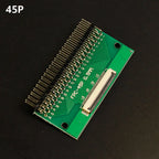 1pcs 4P-- 80P 0.5mm Pitch Connector SMT Adapter to 2.54mm 1.00 Inch Hole FPC FFC Cable Welded Board + Double Row Straight Pin