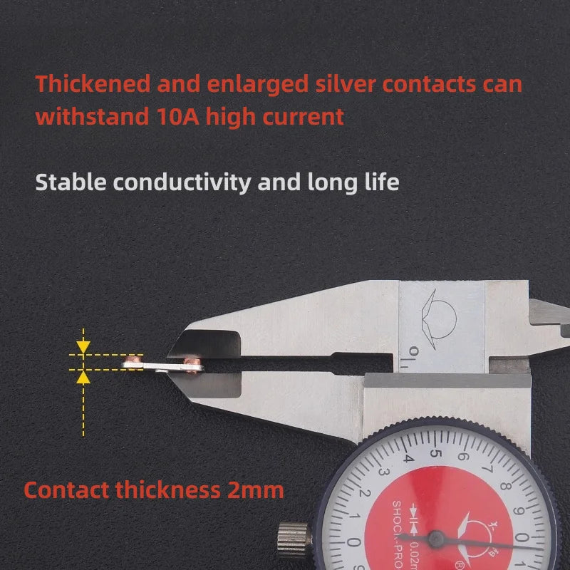 16 19mm Metal Pushbutton Switch High Current 10A Outdoor IP68 Self-Locking Reset Waterproof Start Power Button