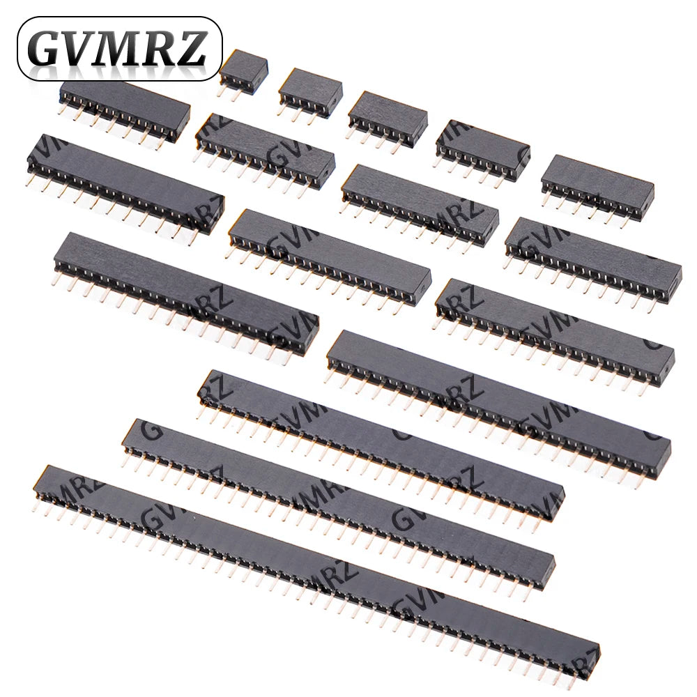 1X 2X/2/3/4/5/6/8/10/40 PIN Single Row Straight FEMALE PIN HEADER 2.0MM 2MM Strip Connector So