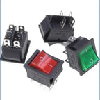 5/20Pcs KCD4 4/6Pin Snap-in Switch ON/OFF Rocker Switch Led Light Toggle Switches 25x31mm 16A 250V AC
