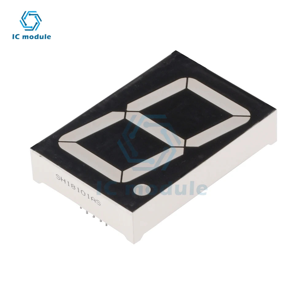 1.8 Inch LED Display Module 1 Bit 7 Segmen Red Common Anode Digital Tube 1.8" Led For Arduino
