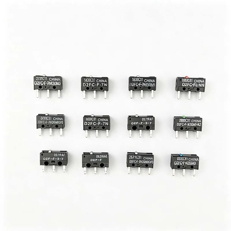 2Pcs/10Pcs Mouse Micro Switch D2FC F 7N D2FC-F-7N(10M)/(OF) D2FC-F-7N(20M)/(OF) D2FC-F-K 50M Microswitch for Mouse for Omron