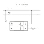 CHINT NTE8 Series 5S 10S 120S 480S Control Off Power Time Delay Relay 220V 24V On Delay NTE8-A NTE8-B Din Rail Digital Timer