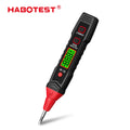 HABOTEST Digital Voltage Tester Pen HT91E+ LCD AC Voltage Detector 12-300V Live Neutral Wire Finder Flashlight  Electrical Tool