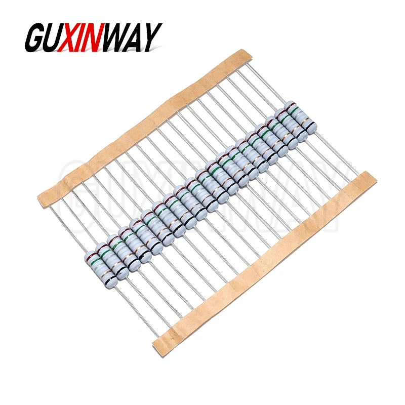 20pcs 2W 5% Wirewound Resistor Fuse 0.15R 0.1R 0.22R 0.33R 0.47R 0.5R 1.5R 100R 10R 1R 2.2R 20R 22R 3.3R 33R 39R 4.7R 47R