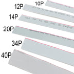 1.27mm PITCH Grey Flat Ribbon Cable 6/8/10/16/20/40 Pin 28AWG WIRE for IDC FC 2.54MM Connector 6P/10P/12P/14P/16P/20P/40P