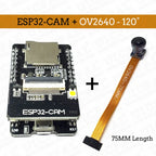 OV2640 ESP32-Cam Set with DVP 24pin Camera 66 120 160 Degree 850nm Night Vision 2MP 2.4 GHz 8MB PSRAM Wireless Bluetooth Module