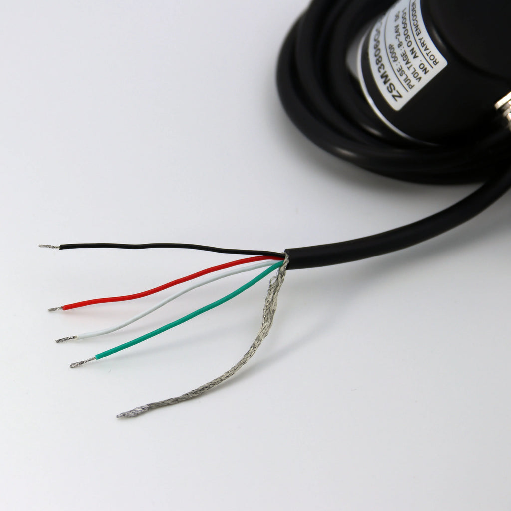 100/200/360/400/500/600P Photoelectric Incremental Rotary Encoder AB 2-phase NPN open collector output Optical rotary encoder