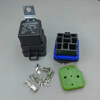 5 sets  Car Auto Automobile Relay Sealed Waterproof Integrated Wired DC12V/24V 40A 5Pin 4pin Auto Relay + Holder