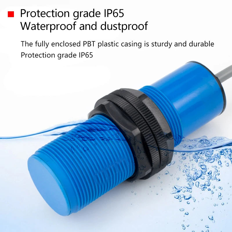 M30 capacitive proximity switch, metal and non-metal induction switch, glass liquid level detection, water switch sensor