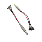 5.5 x 2.1mm 5.5 x 2.5mm DC Power Male Plug DC-099 DC Socket Threaded Panel Mount Female Connector Adapter With 20AWG Cable Wires