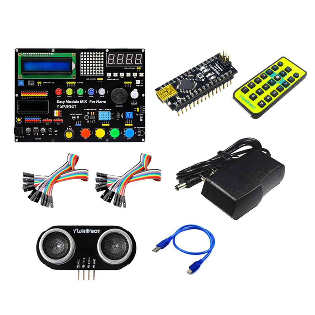 Nano Multi Function Development Board Module Ard-Nano V3 Learning board MCU Controller For Arduino Nano Ultrasonic Wave Sensor