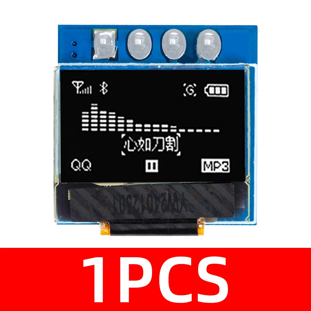 1~5PCS EGBO 0.49 Inch OLED Display LCD Module White 0.49" Screen 64x32 I2C IIC Interface SSD1306 Driver for Arduino AVR STM32