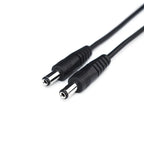 10pcs/lot Male Female DC Cable Power Adapter Connector 5.5x2.1mm Plug Adapter Wire for TV Camera LED Strip Tape Light wholesale