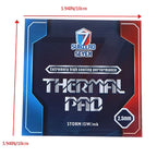 1pc SubZero Seven-Ultimate 12.8W/MK Thermal Pad CPU/GPU Graphics Motherboard Silicone Grease Pad Heat Dissipation Silicone Pad