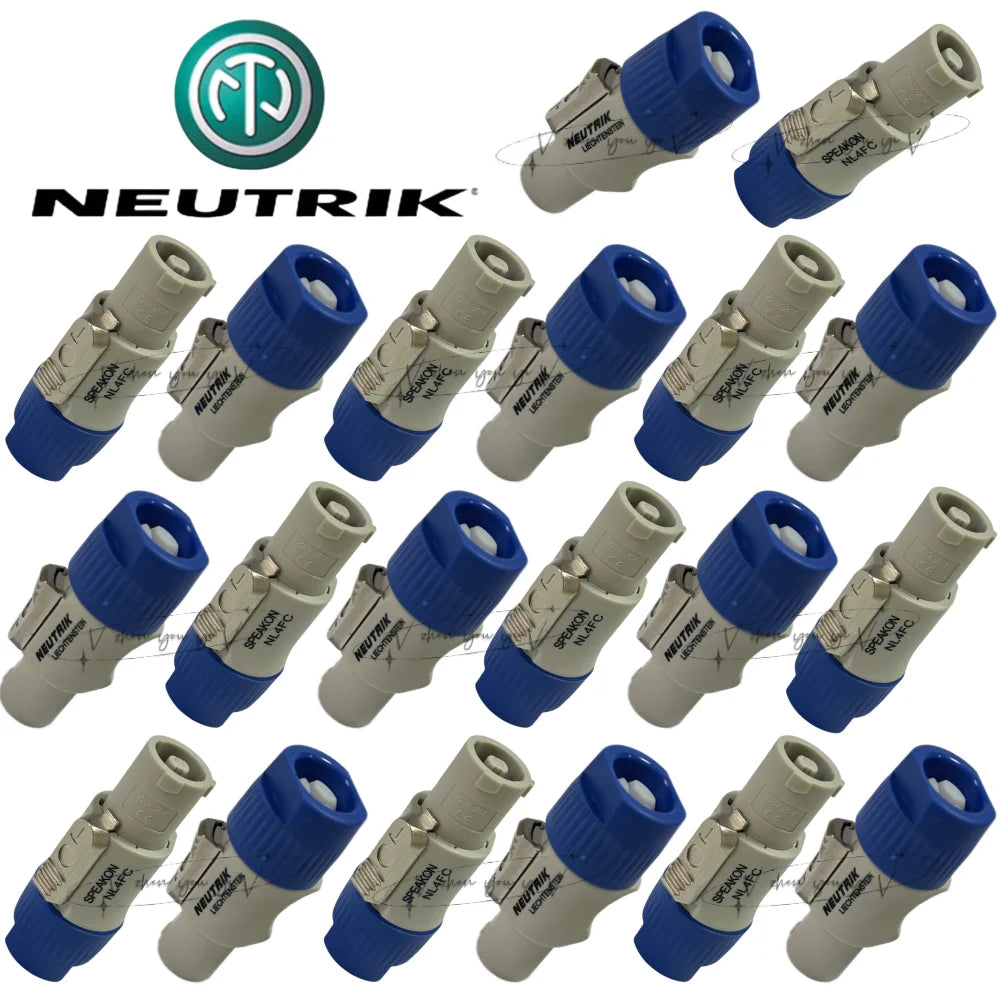 20PCS For NEUTRIK NAC3FCA FCB MPA AC Cable 20A 250V 3 PIN Powercon Plug /Socket Professional Stage Light LED Screen Connector