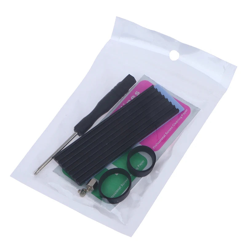 1set M.2 SSD Heat Sink NVME NGFF M.2 2280 Solid State Hard Disk Aluminum Heatsink Cooler Radiator Thermal Cooling Pad For PC