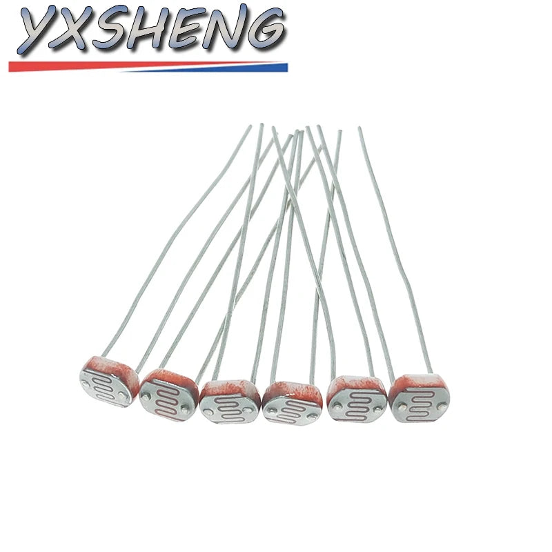 5PCS Photoresistor GL5506/5516/5528/5537/5539/5547/5549 LDR Light Detection Switch Sensor DIY