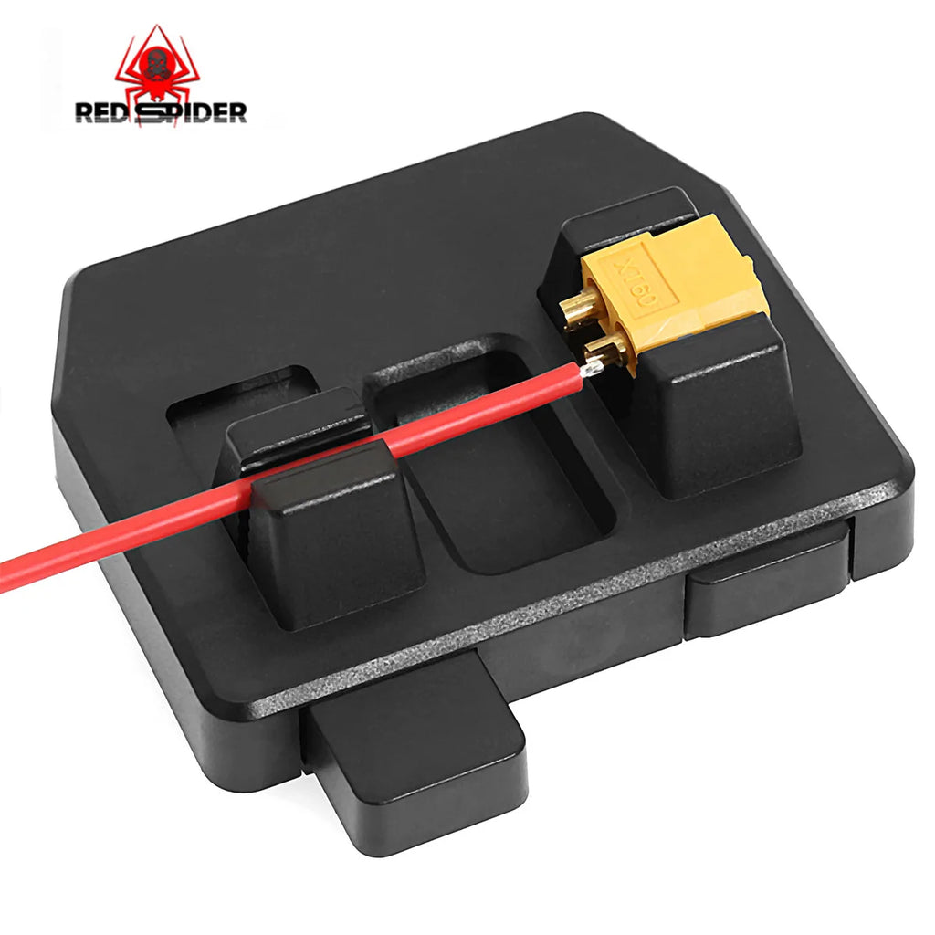 Rc Abs Black Soldering Tool Holder Model Car Drone Marine Welding Tool T Plug Connector Xt30 Xt60 Xt90 Ec5