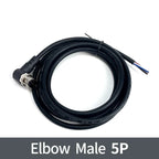 2Meters M12 sensor connector waterproof cable plug Male&Female 4 5 8 12Pin PVC Integrated injection molding M12 connectors