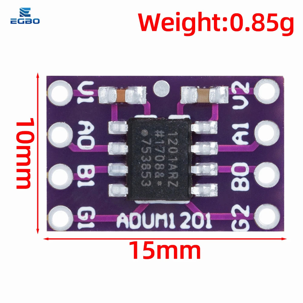1~10PCS Magnetic Isolator Board Module Replace Optocouplers CJMCU-1201 ADUM1201 Isolator ADUM1201ARZ SOIC SPI Interface