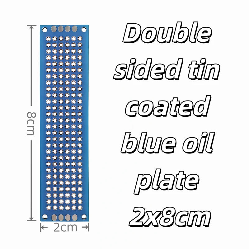 PCB Circuit Prototyping Board Double Side Prototype Boards DIY Universal Printed Perfboard Electronic Kit Double Sided Tin Spray