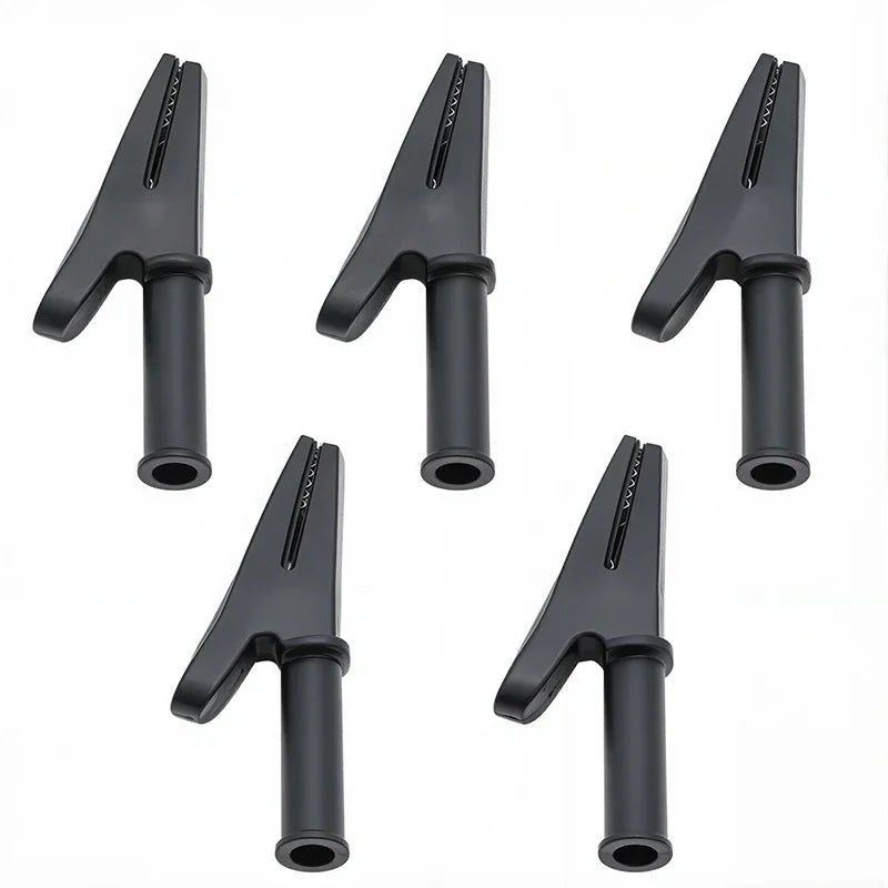 5Pcs 30A Alligator Clip Battery Test Clip Multimeter Pen Cable Probes Crocodile Clamps with 4mm Jack