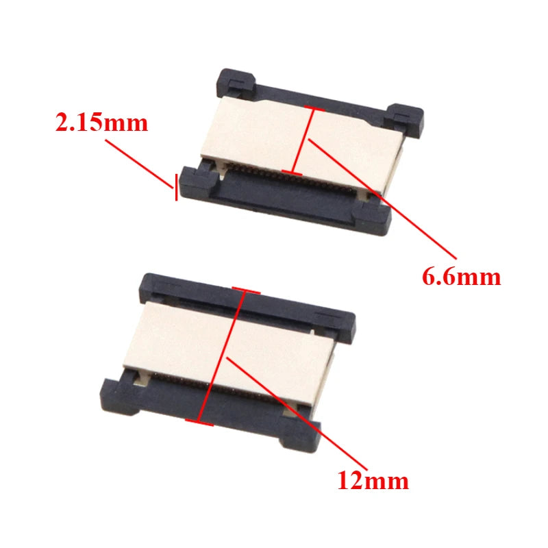 5/10/50Pcs/lot FPC FFC Flexible Flat Cable Extension Board 0.5 mm Pitch 6 20 24 30 40 50 60 Pin 6P 24P 30P 40P 50P 60P Connector