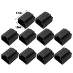 10-100PCS RJ45 Connectors Dust Cover Ethernet Cable Protective Case Cap for RJ45 Pass Through Connector Network Cat6 Cat7